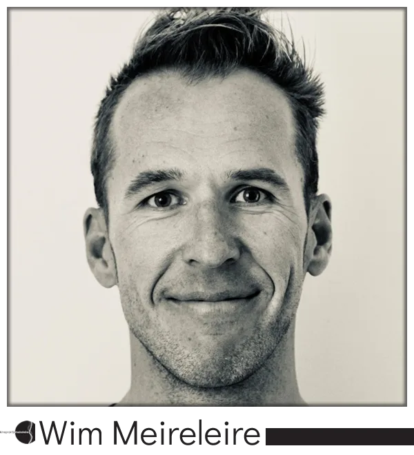 Portret van Wim, kinesitherapeut en zaakvoerder van de praktijk